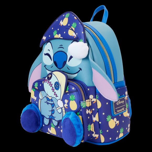 SDCC Limited Edition Bedtime Stitch Glow Mini Backpack and Wallet main image 10